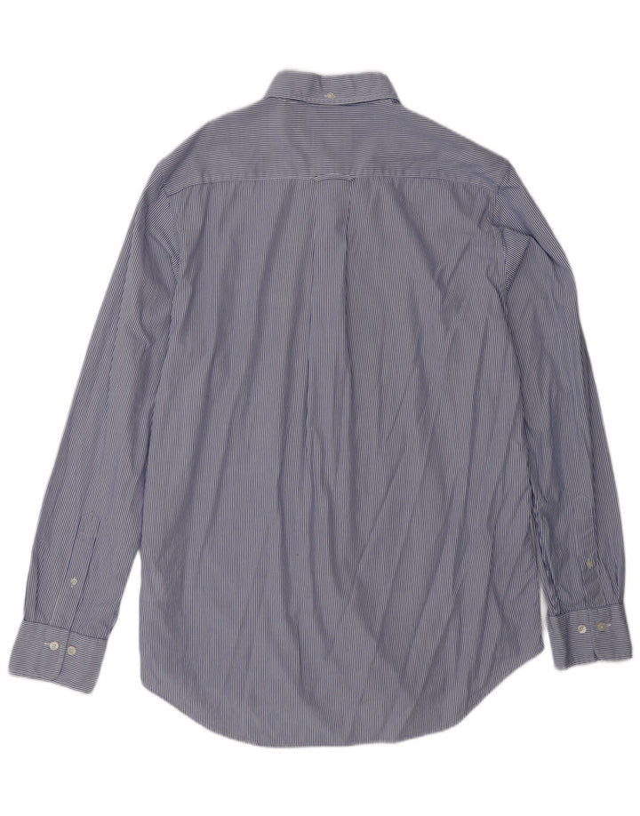 GANT Camicia da uomo Taglia 39/40 Cotone gessato blu medio