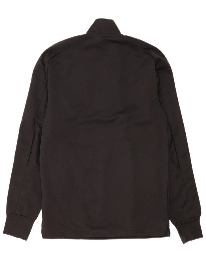 ADIDAS Maglia da tuta da uomo Climalite con zip e collo in poliestere nero XS