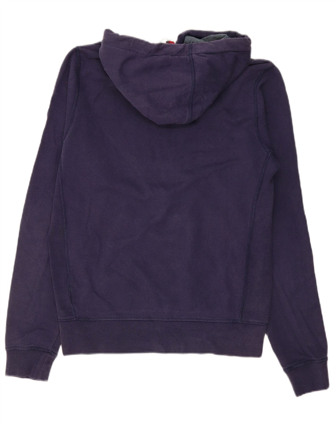 TOMMY HILFIGER Maglione con cappuccio grafico da uomo piccolo in cotone blu navy