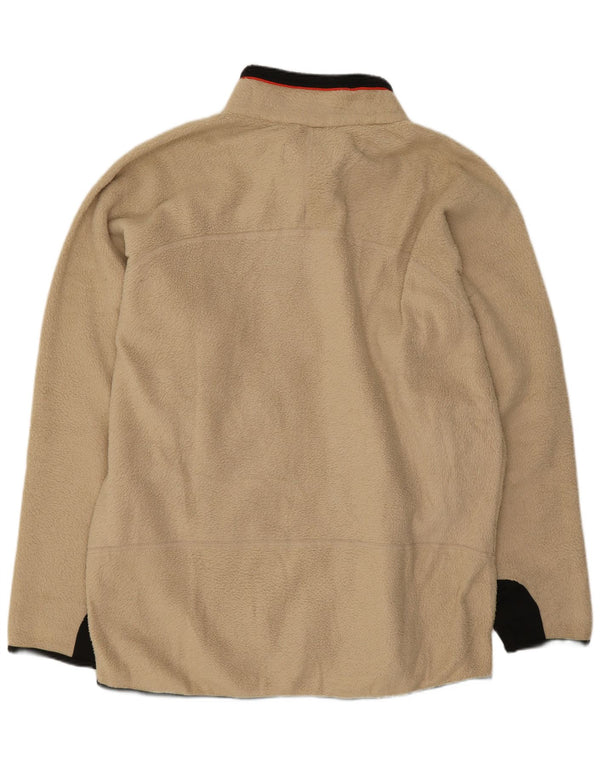 Giacca in pile da uomo Fila UK 44 2XL Poliestere color block beige