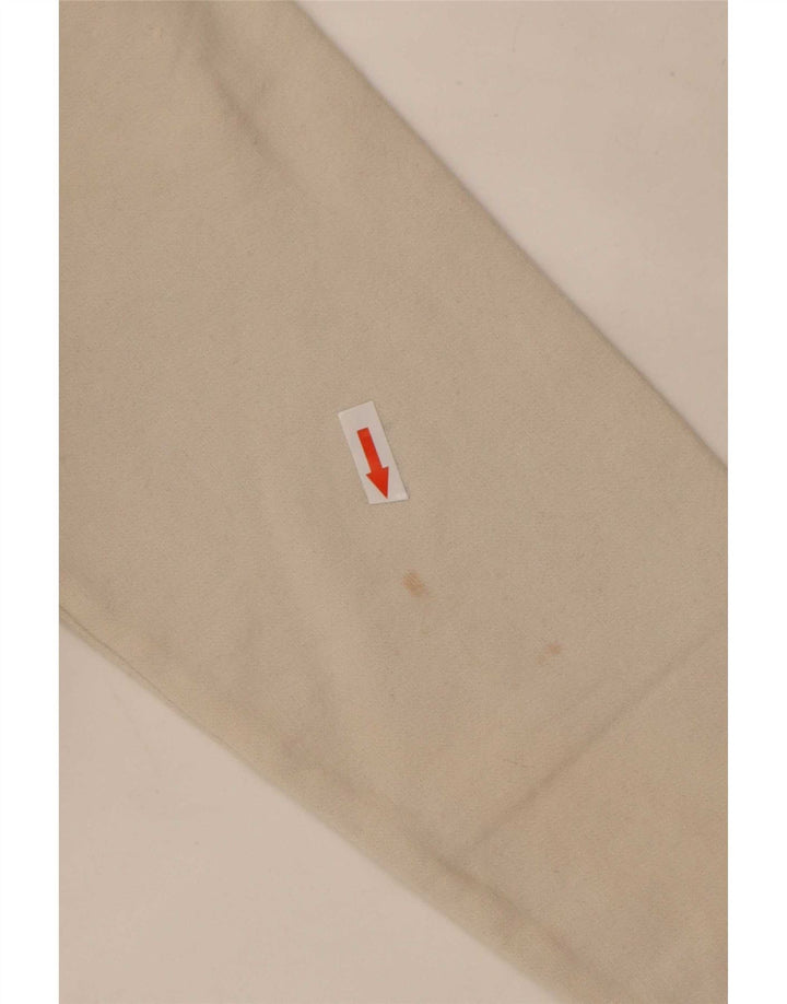 Calvin Klein Jeans Donna Crop Felpa Maglione UK 10 Piccolo Bianco