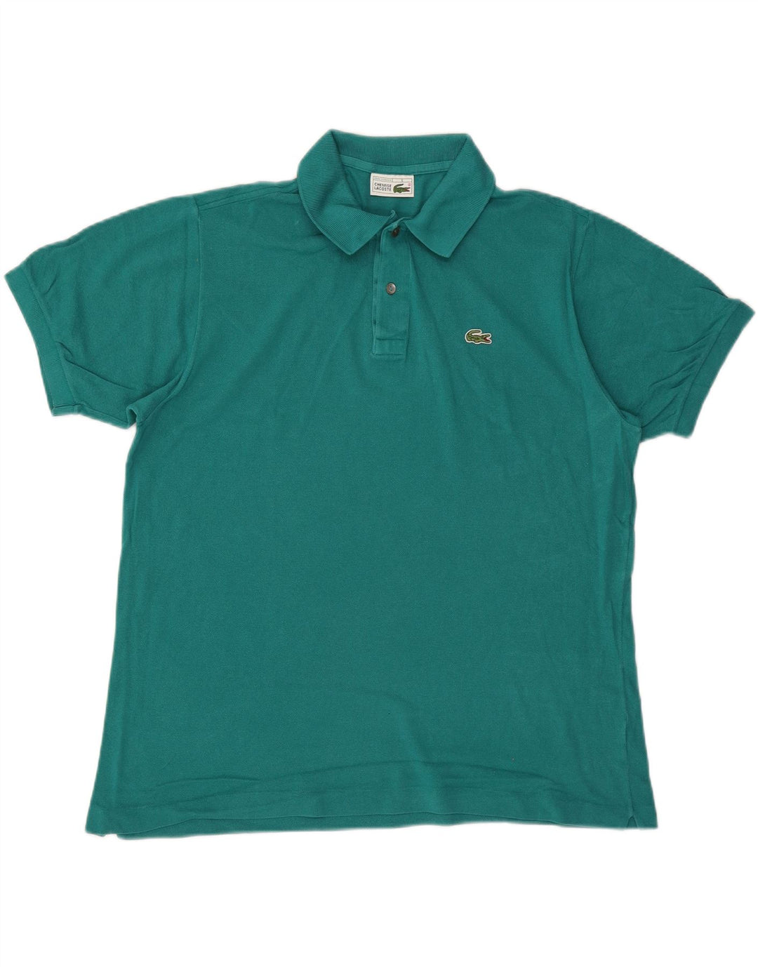 Polo da uomo LACOSTE taglia 6 XL in cotone turchese