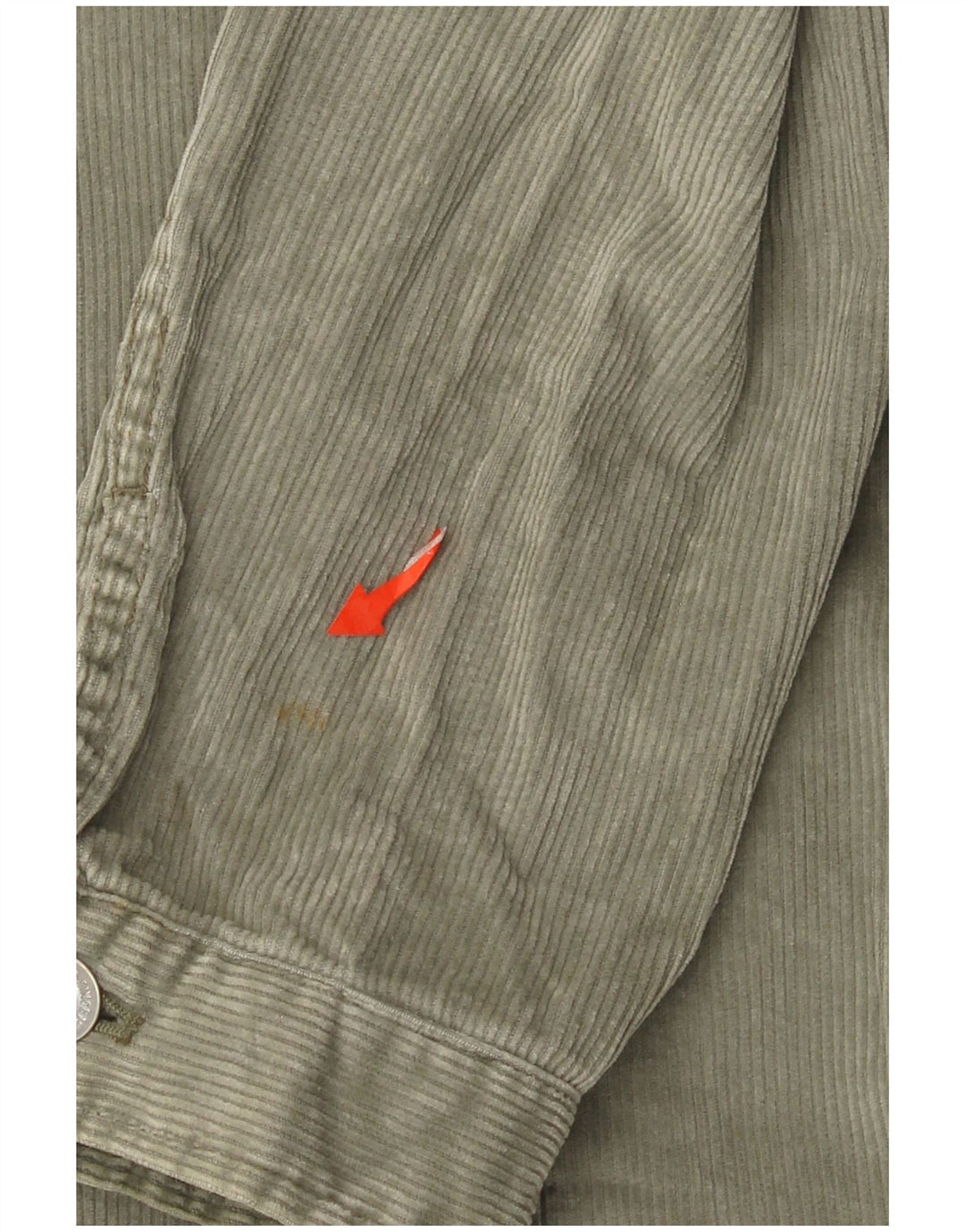 Giacca da donna in velluto a coste Eddie Bauer UK 16 grande cotone verde