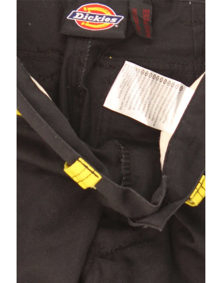 Pantaloni cargo dritti da uomo Dickies W26 L31 poliestere color block nero