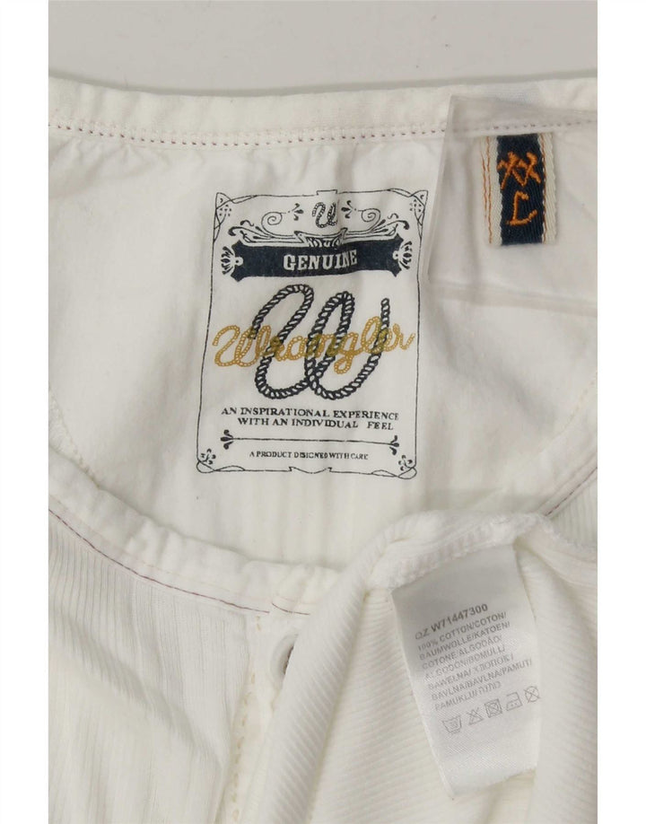 T-shirt da uomo Wrangler Top 2XL cotone bianco