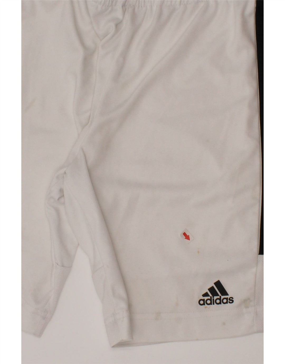 Pantaloncini sportivi Adidas Aeroready da ragazzo 9-10 anni in poliestere bianco