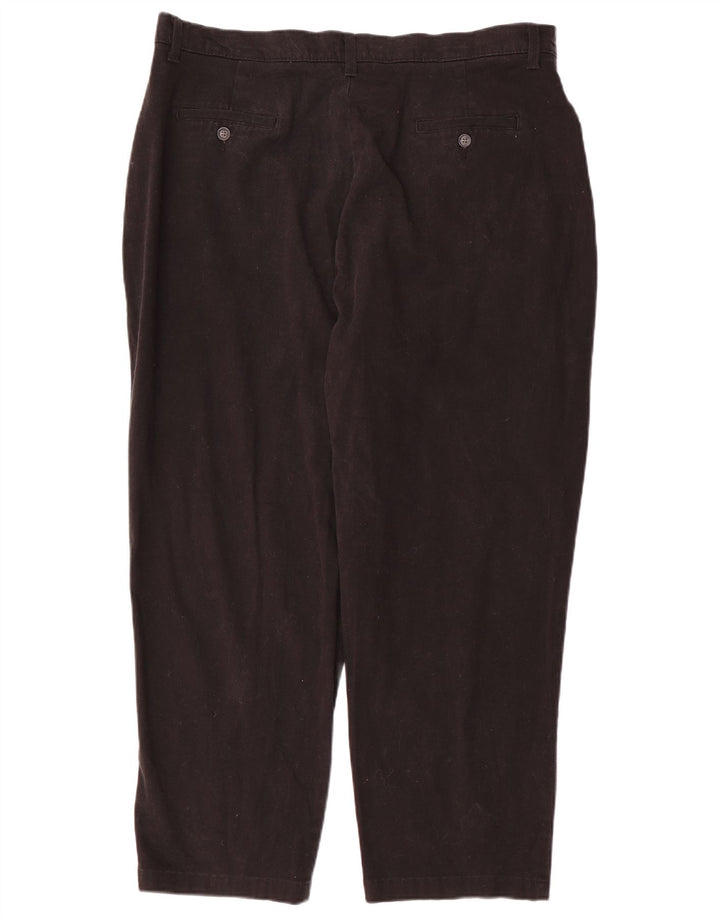 Pantaloni casual corti da donna Lee US 18 2XL W38 L28 Cotone nero