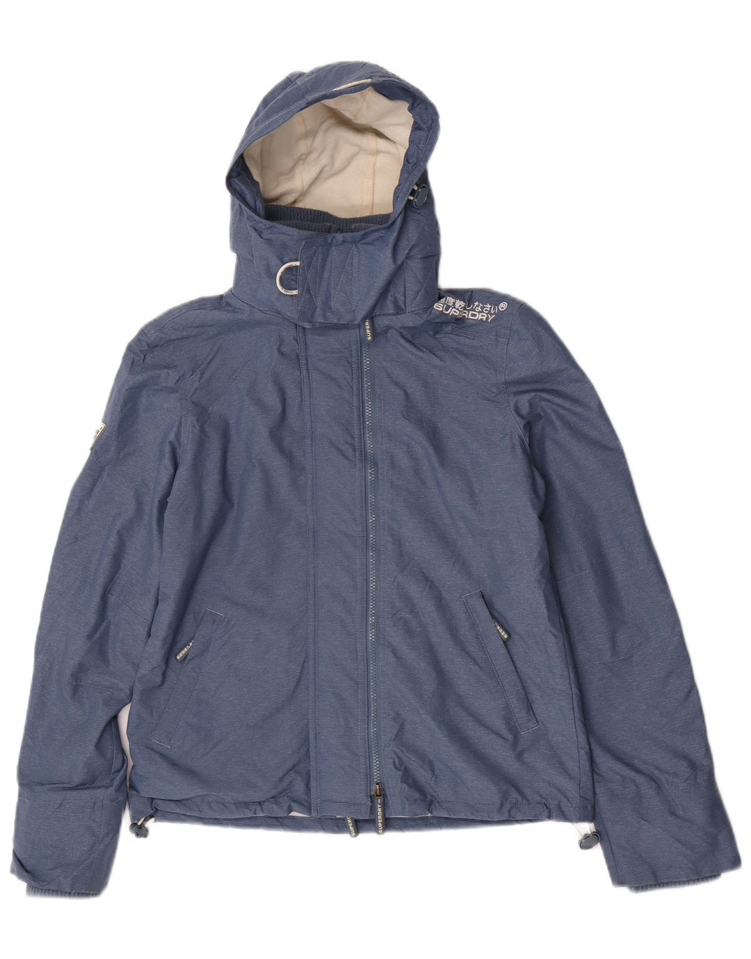Giacca a vento grafica da donna Superdry UK 14 Blu medio