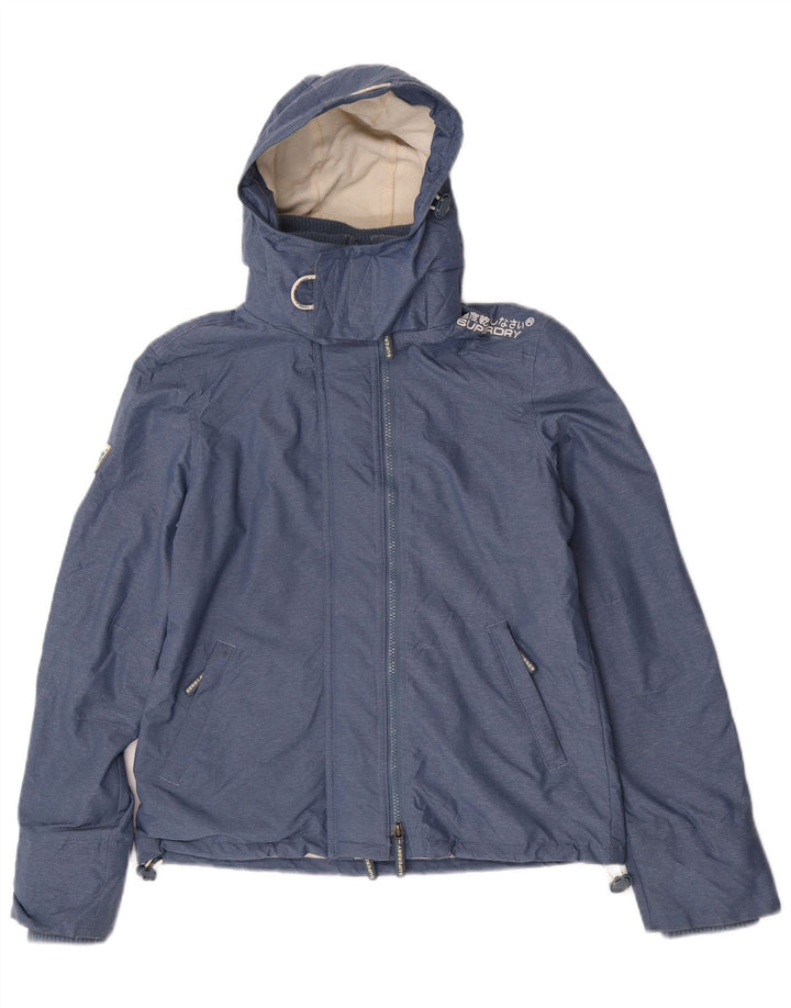 Giacca a vento grafica da donna Superdry UK 14 Blu medio