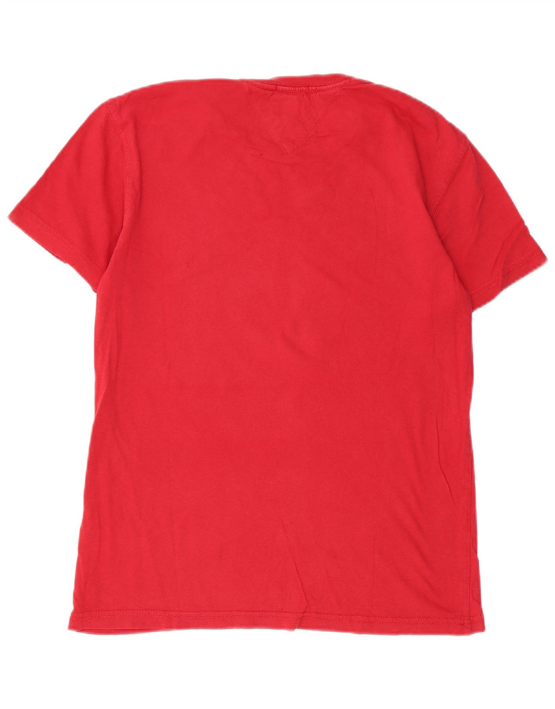 T-shirt grafica da uomo Tommy Hilfiger Top piccola in cotone rosso