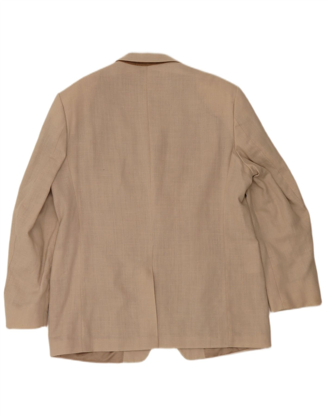 Giacca blazer a 2 bottoni da uomo Marks & Spencer UK 44 XL Lino beige