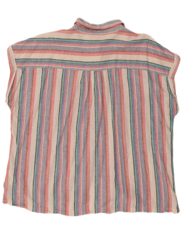 Camicetta senza maniche da donna Orvis UK 18 XL a righe multicolore