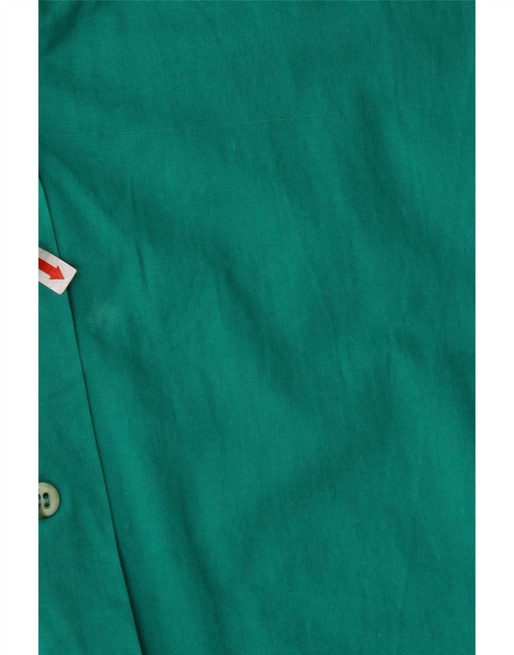 Camicetta senza maniche da donna VINTAGE UK 12 Medio Turchese