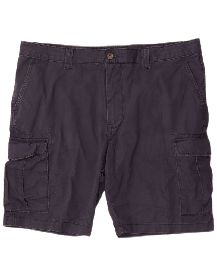 Pantaloncini cargo da uomo Marks & Spencer W40 XL cotone blu navy