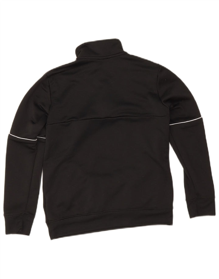 Felpa Adidas Aeroready Zip Neck da ragazzo, 9-10 anni, in poliestere nero