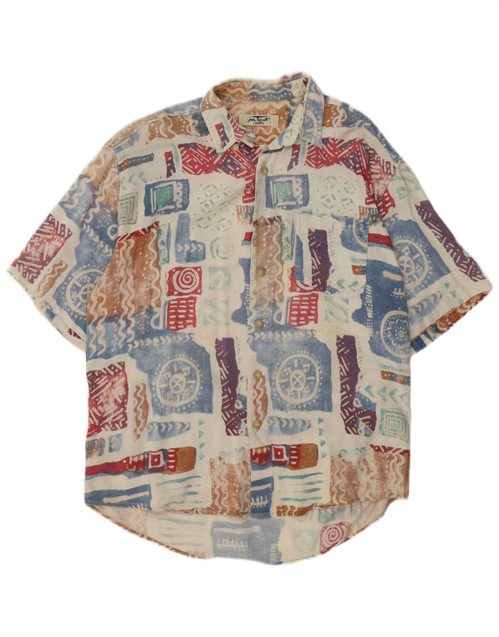 Camicia da uomo JAC TISSOT taglia 39/40 Patchwork medio multicolore