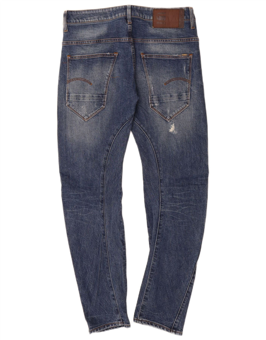 Jeans slim invecchiati da uomo G-Star W29 L30 cotone blu