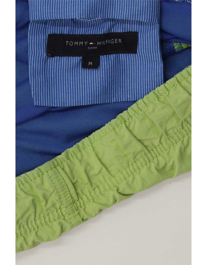 Pantaloncini da bagno da uomo Tommy Hilfiger verde medio poliestere