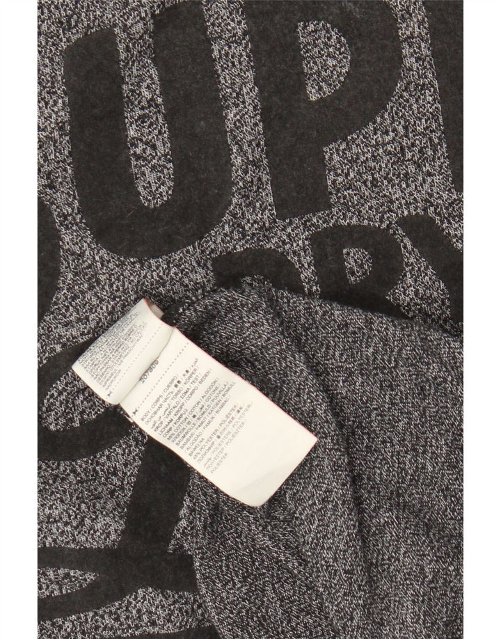T-shirt grafica da uomo Superdry Top in cotone chiazzato grigio piccolo