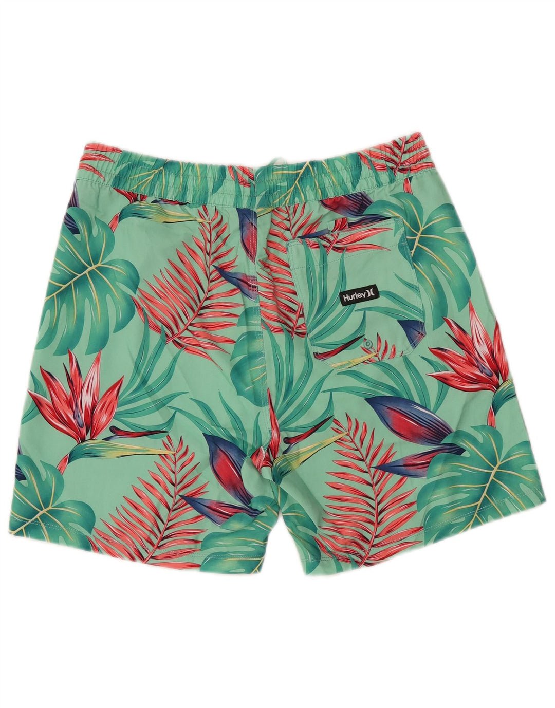 Pantaloncini da bagno da uomo HURLEY Poliestere floreale verde medio