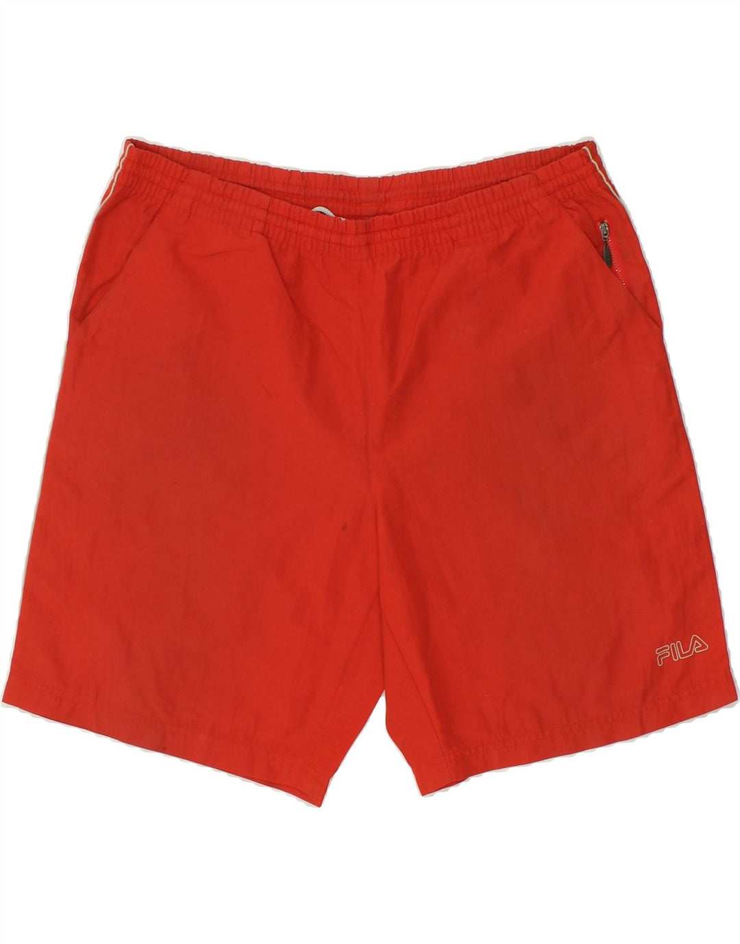 FILA Mens Sport Shorts Large Red Polyester Vintage Fila and Second-Hand Fila from Messina Hembry 