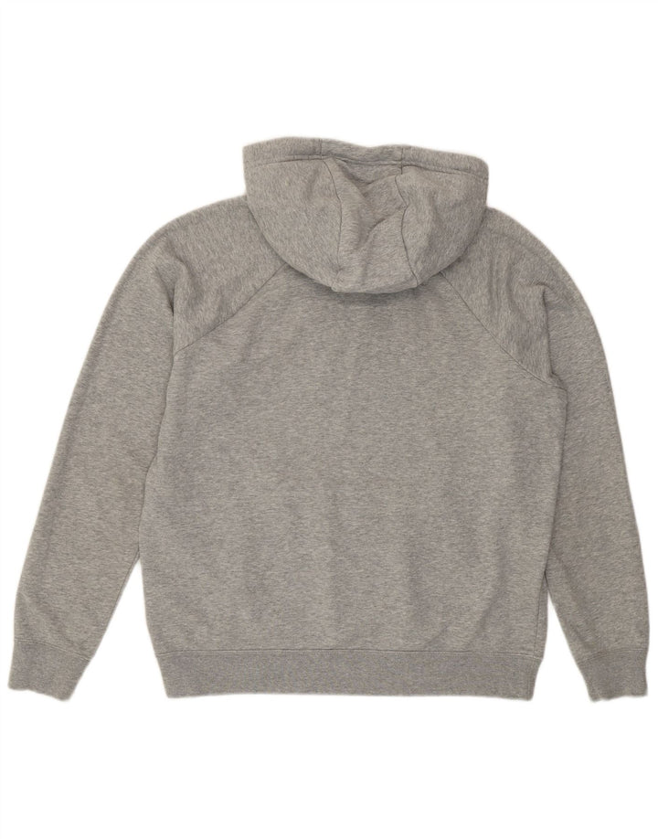 Maglione con cappuccio da donna NIKE UK 14 cotone grigio medio