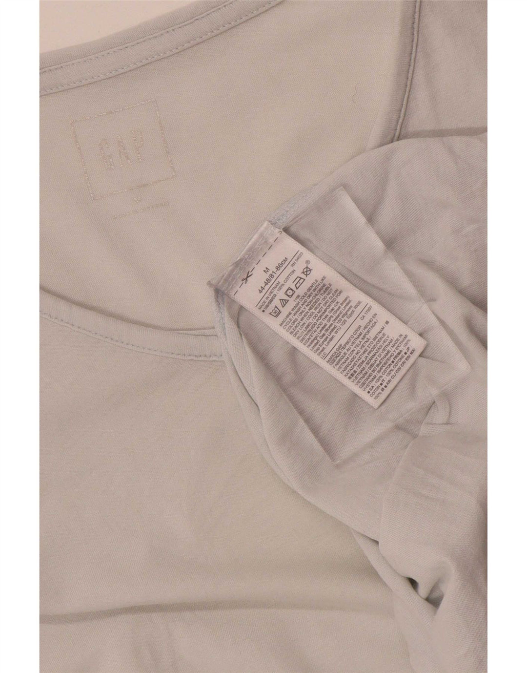 T-shirt da uomo Gap Top in cotone grigio medio