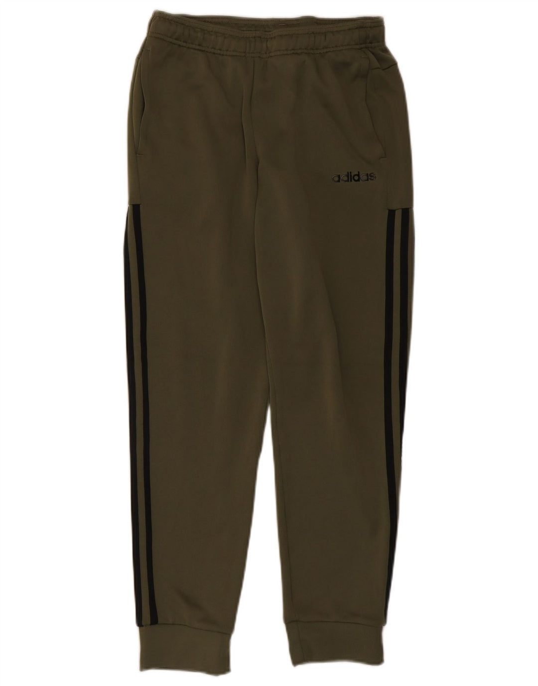 Pantaloni da tuta da uomo Adidas Joggers piccoli in poliestere kaki
