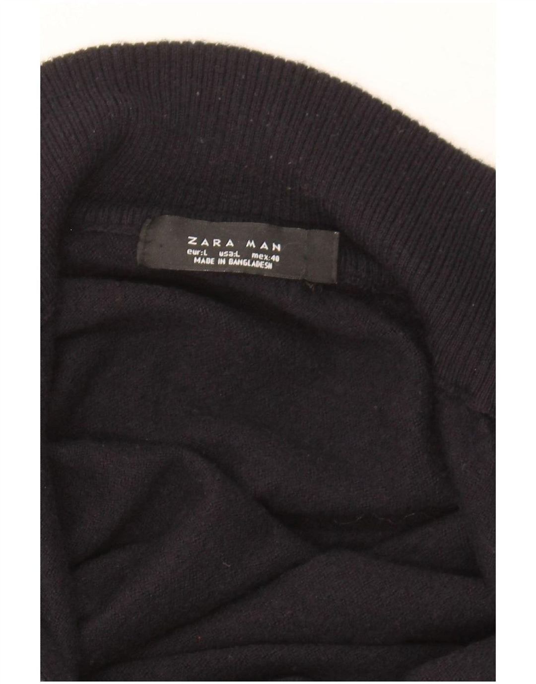 Maglione cardigan da uomo Zara grande nero