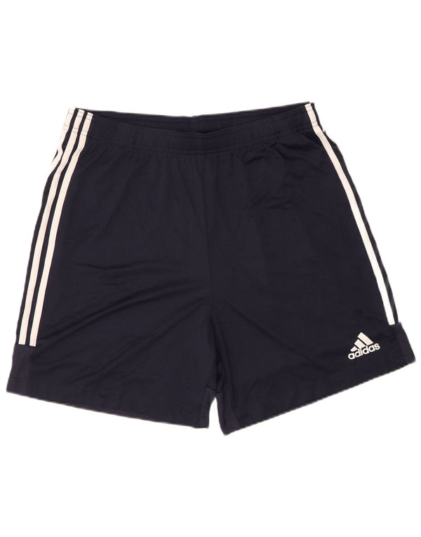 Pantaloncini sportivi Adidas Aeroready Regular Fit da uomo di grandi dimensioni in poliestere blu navy