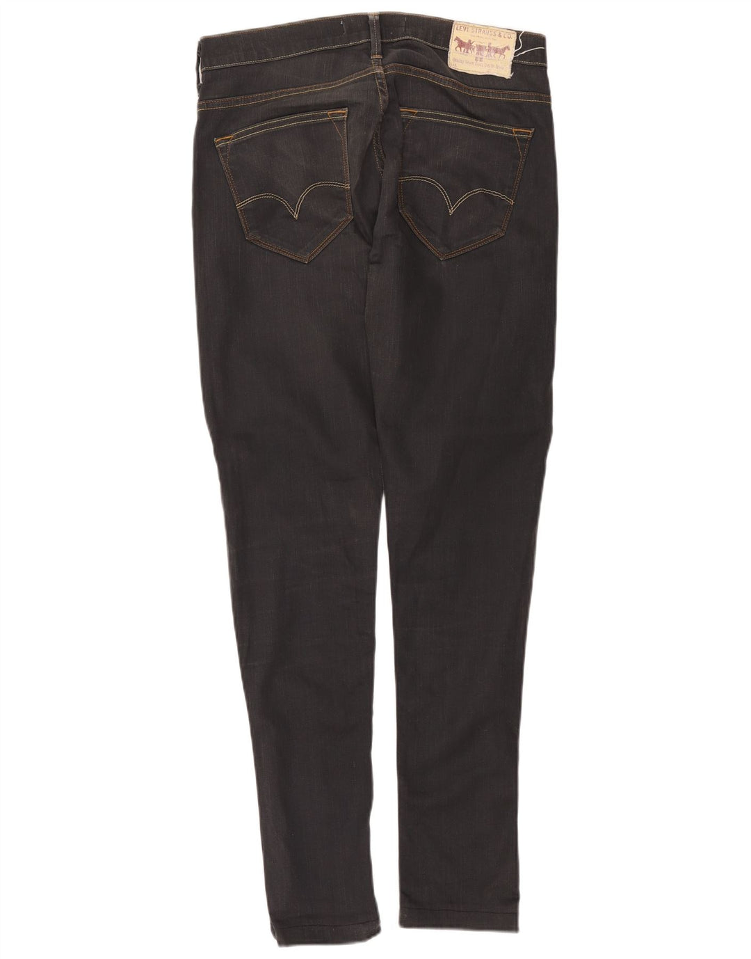 Levi's Uomo 504 Jeans dritti W32 L34 Cotone grigio