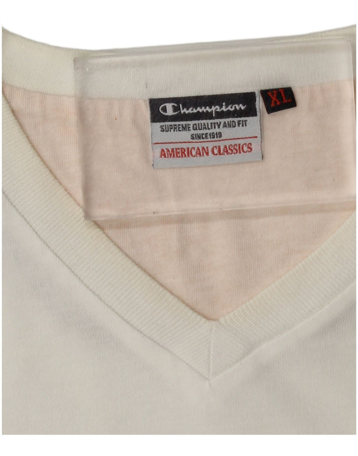 Maglietta da uomo Champion Top XL Bianca