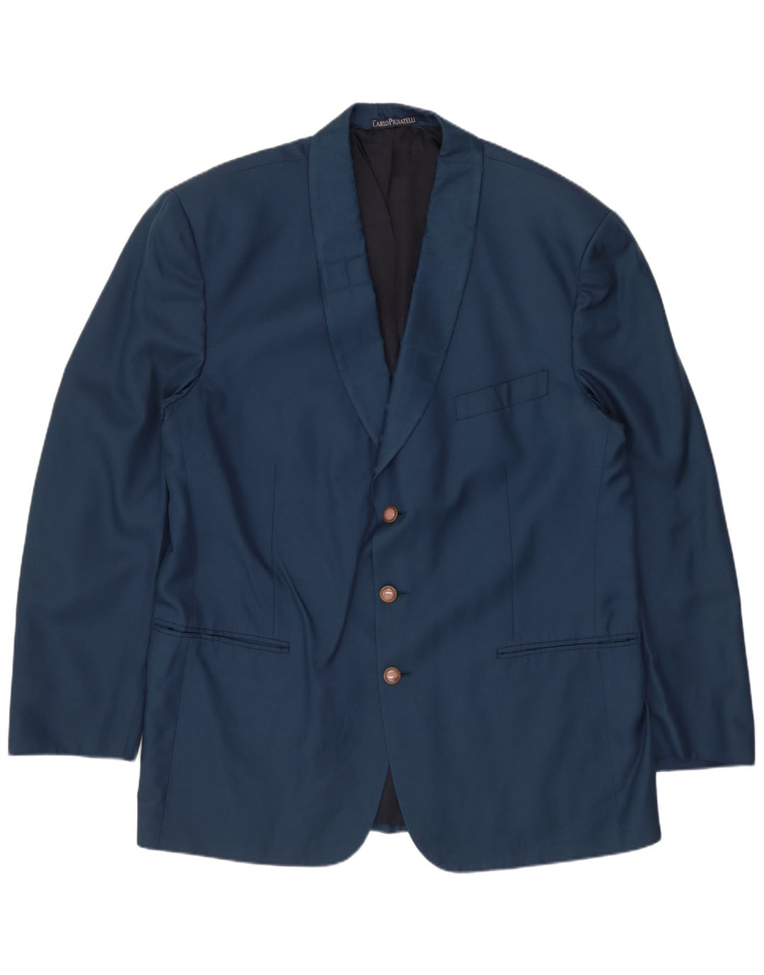 Carlo Pignatelli Completo da Uomo 2 Pezzi IT 56 3XL Blu Seta