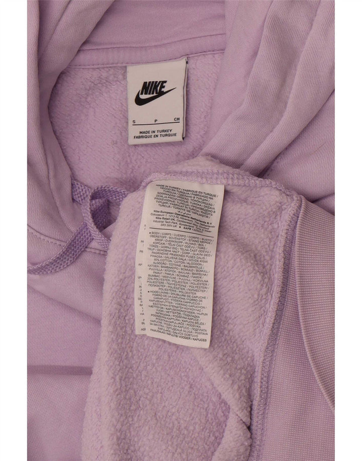 Felpa con cappuccio da uomo Nike Small in cotone viola
