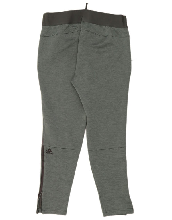 Pantaloni da tuta da donna Adidas UK 14 Large Verde Poliestere