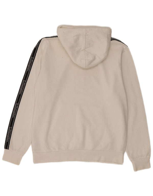 Felpa con cappuccio grafica per ragazze Champion 15-16 anni 2XL Colorblock bianco