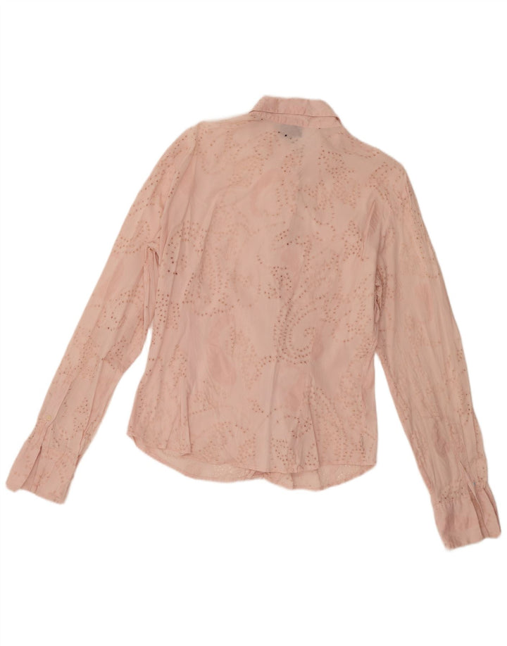 Camicetta da donna trasparente Trussardi UK 14 Rosa medio