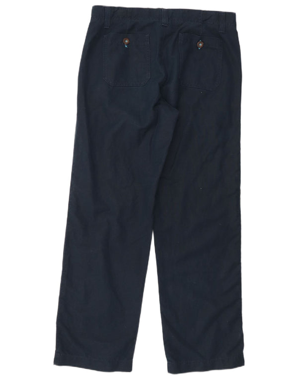 Pantaloni chino dritti da donna Boden W32 L30 cotone blu navy