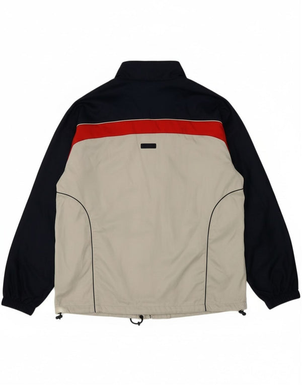 Giacca sportiva da uomo Asics 2XL Poliestere color block grigio