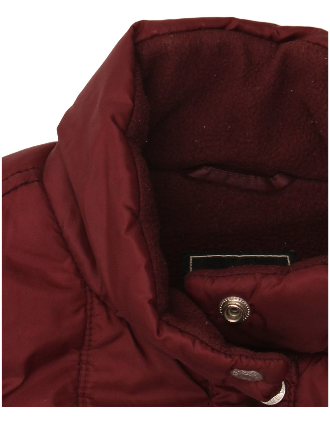 Giacca imbottita da donna Guess UK 10 piccola in nylon bordeaux
