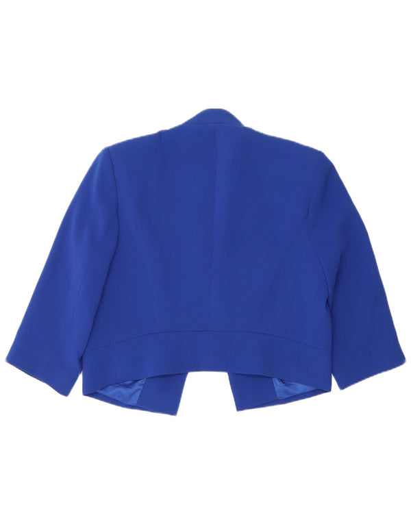 Giacca bolero da donna con maniche a 3/4 Hobbs UK 12 poliestere blu medio