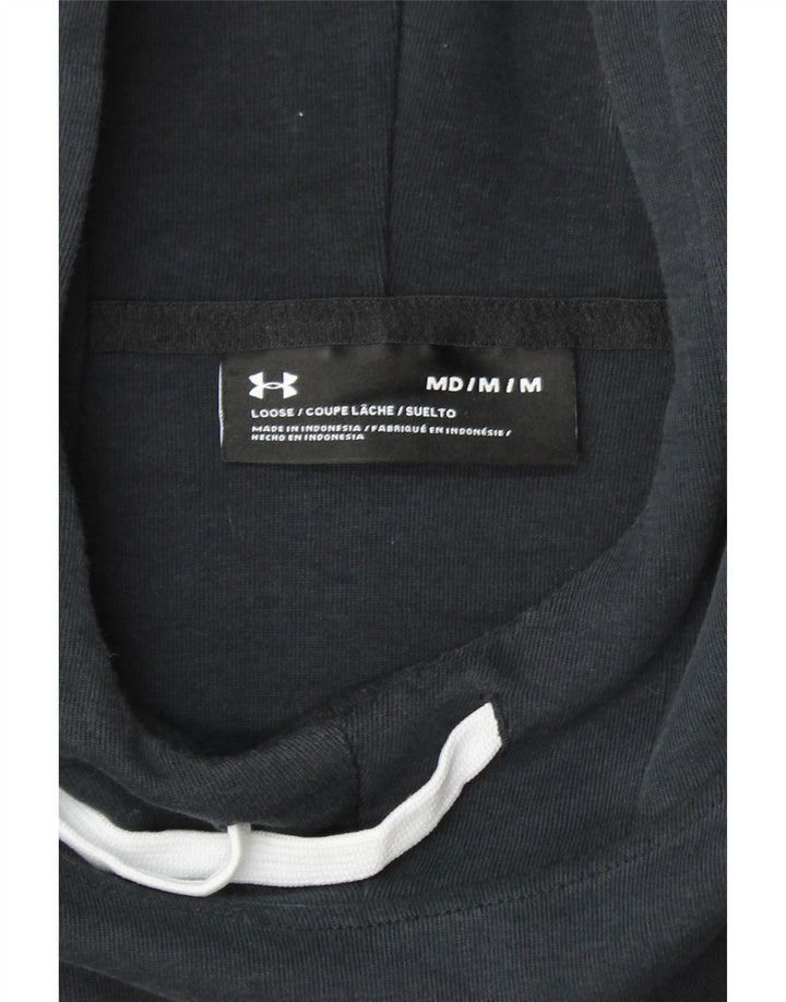 Felpa con cappuccio grafica da uomo UNDER ARMOUR medio blu navy