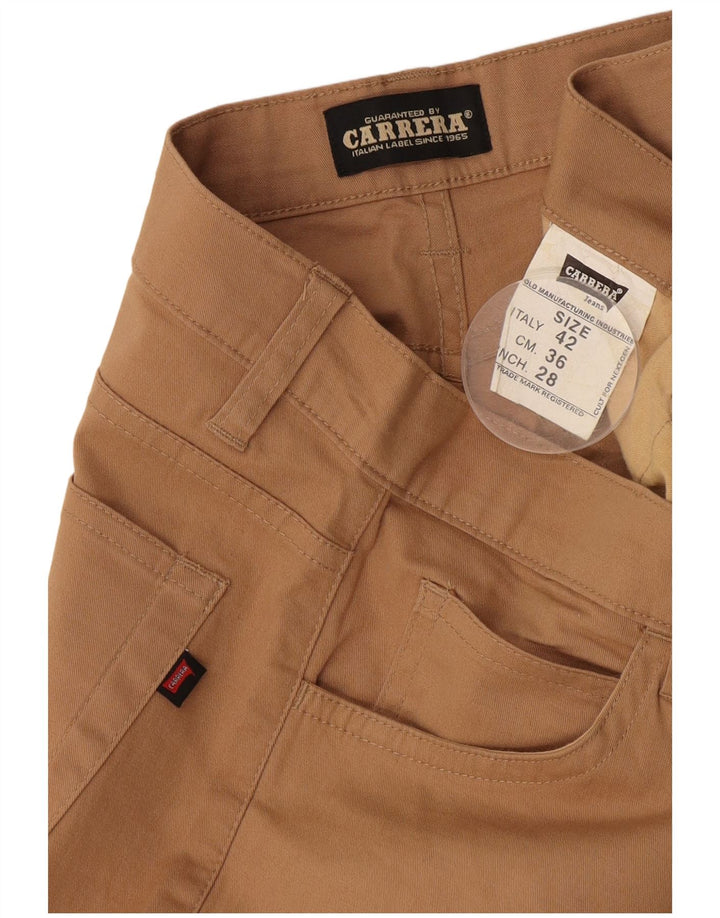 Pantaloni casual bootcut da donna Carrera IT 42 medio W28 L28 cotone beige