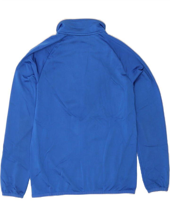 ADIDAS Boys Tracksuit Top Jacket 11-12 Years Blue Colourblock Polyester Vintage Adidas and Second-Hand Adidas from Messina Hembry 