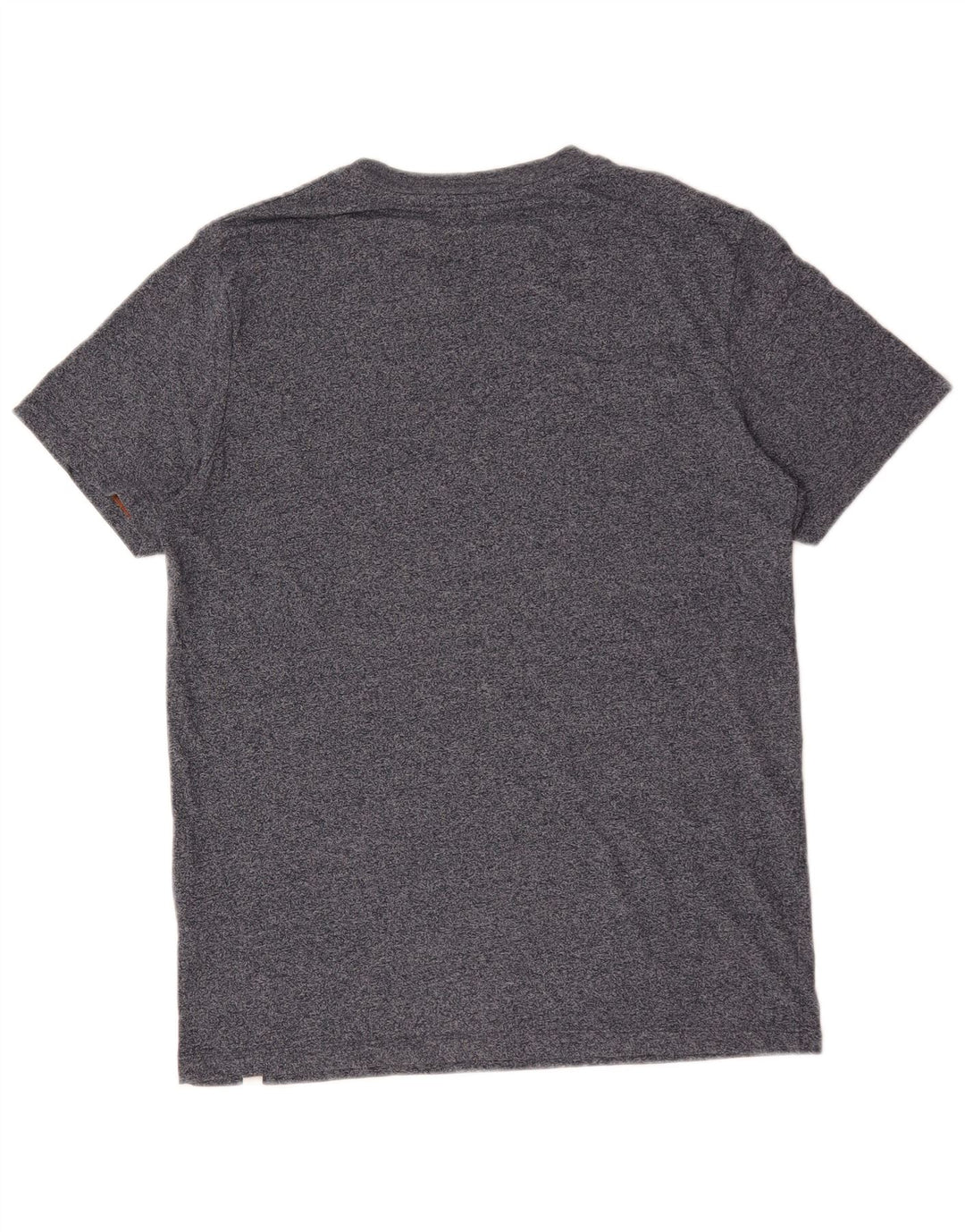 T-shirt da uomo Jack & Jones Top grande in cotone screziato blu navy