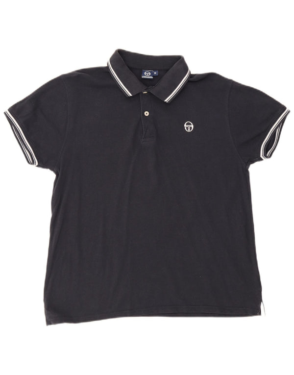 Polo Uomo Sergio Tacchini Media Cotone Blu Navy