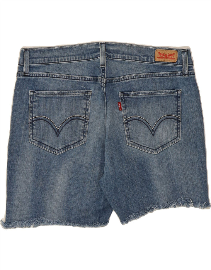 LEVI'S Womens 524 Super Low Denim Shorts W32 Large  Blue Vintage Levi's and Second-Hand Levi's from Messina Hembry 