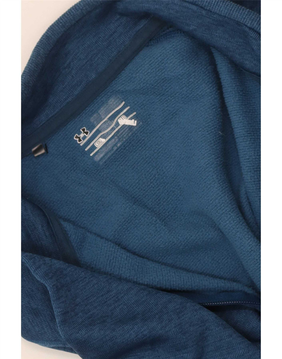 Felpa da uomo con collo con zip Under Armour, maglione XL blu