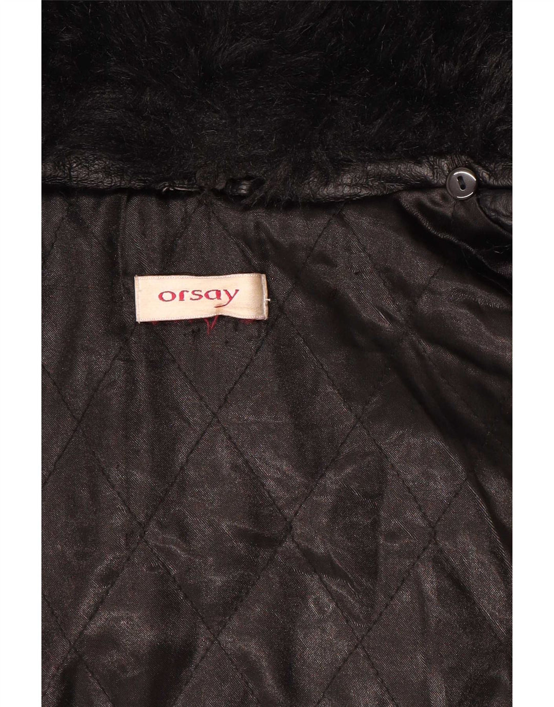 Cappotto in pelle da donna Orsay UK 10 piccolo nero