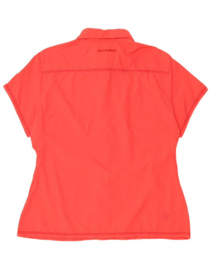 Maglia a maniche corte grafica da donna Mammut UK 14 Large Rosso Poliammide
